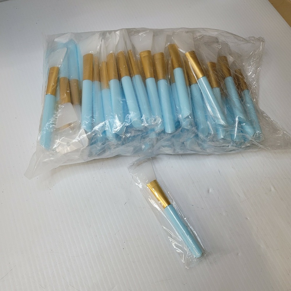 100 ct Blue Silicone Facial Applicators